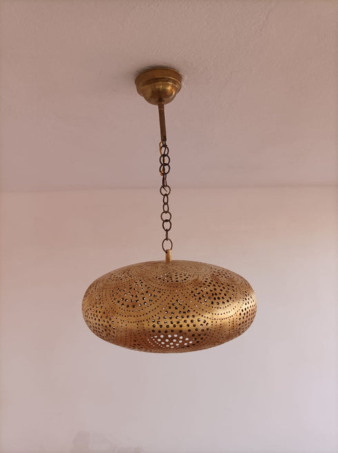 Morocco lamp, brass pendant light, Brass Pendant Light (PL 1003)